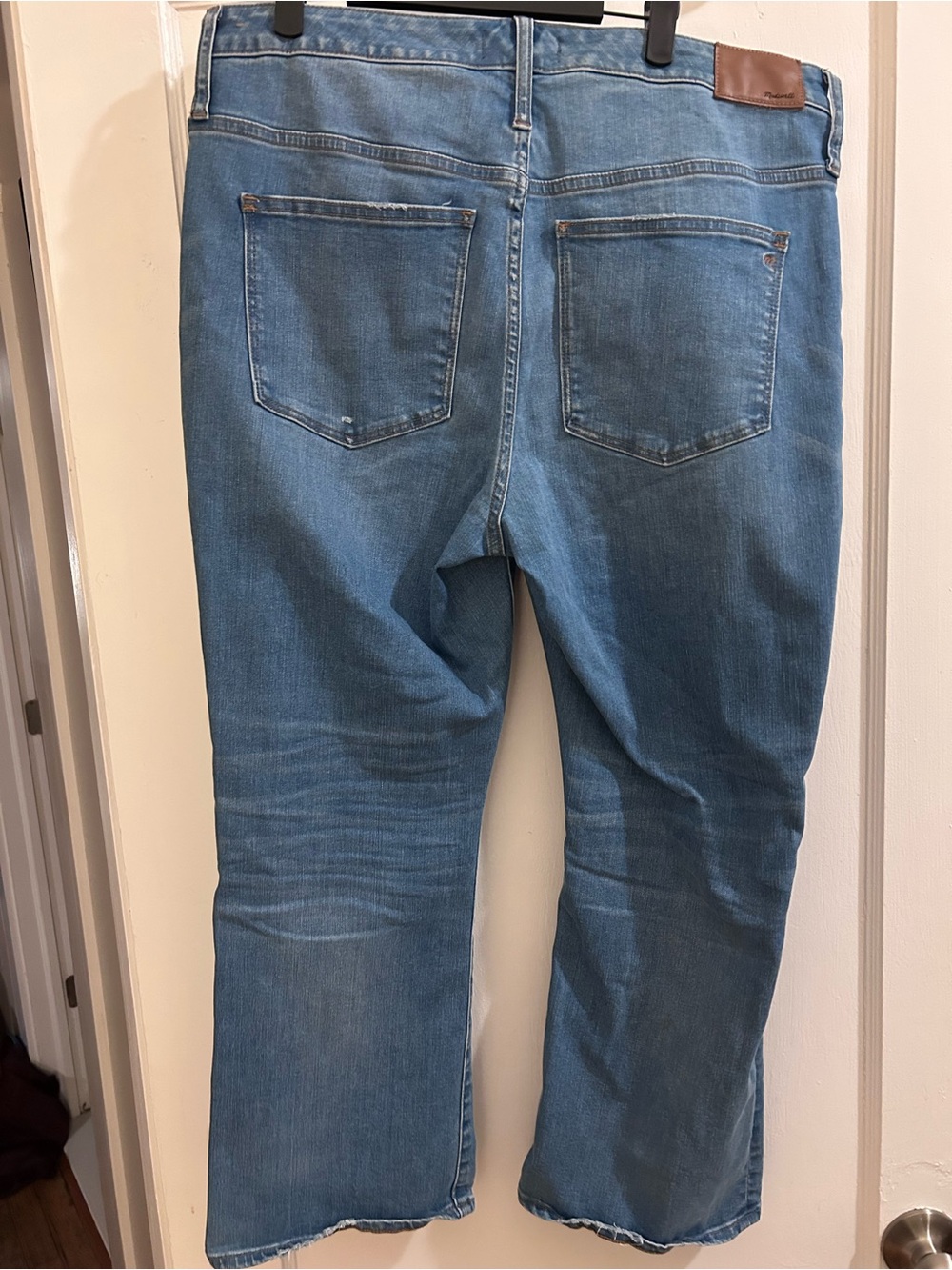 Madewell Light Blue Flared Denim Jeans - Picture 2 of 6